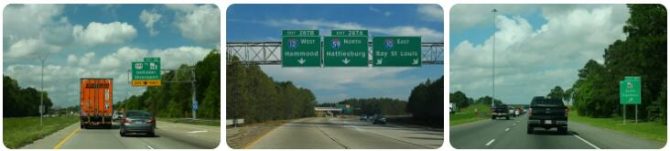 History of Interstate 10 in Louisiana