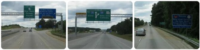 Interstate 20 in Georgia
