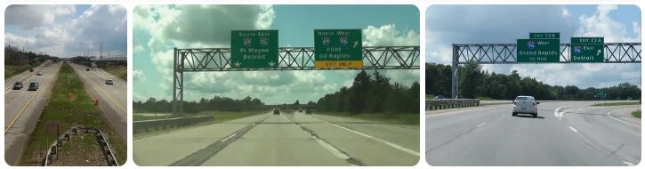 Interstate 496 in Michigan