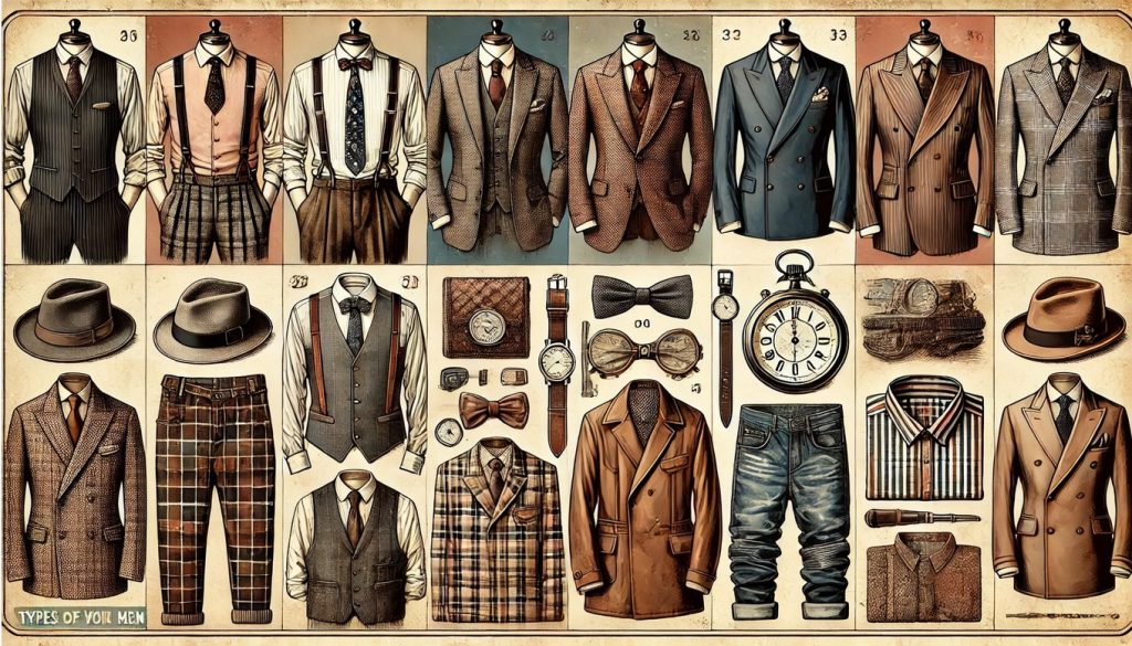 Types of Vintage Clothing for Men